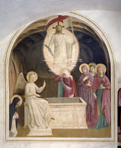 La Résurrection du Christ et les femmes pieuses au sépulcre, 1442 - Fra Angelico